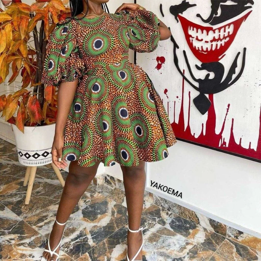 Ankara Short Gown Styles That Are Still Trending