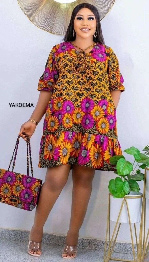 Ankara Short Gown Styles That Are Still Trending
