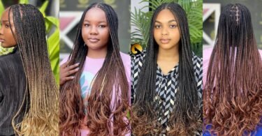 French Curls Braids Hairstyles