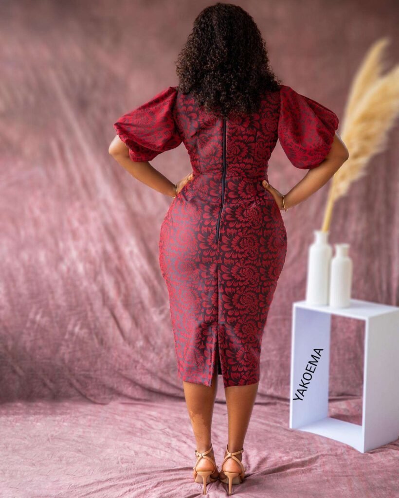 Front and Back View Of These Gorgeous African Dress Styles