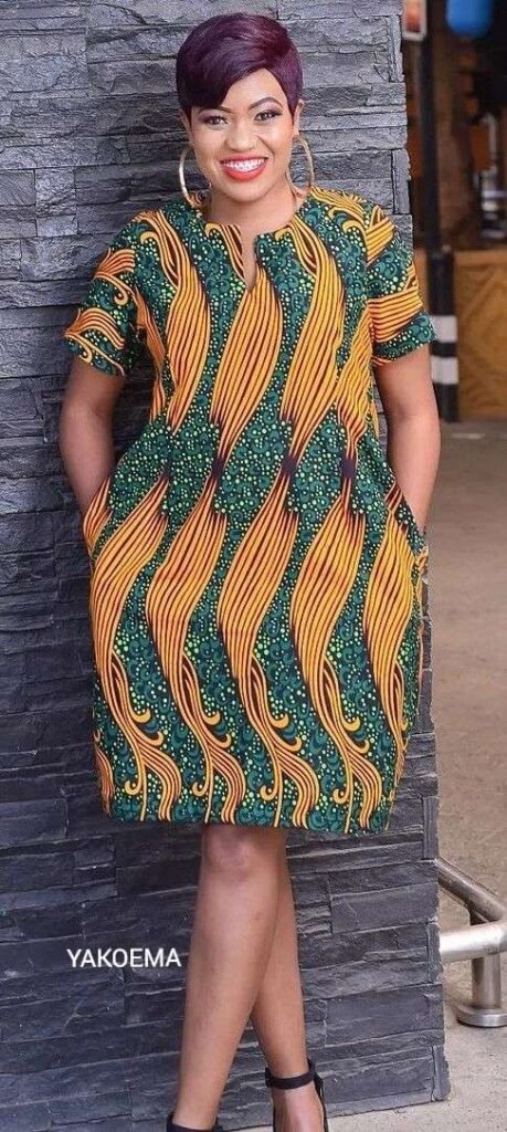 Simple African dress Styles