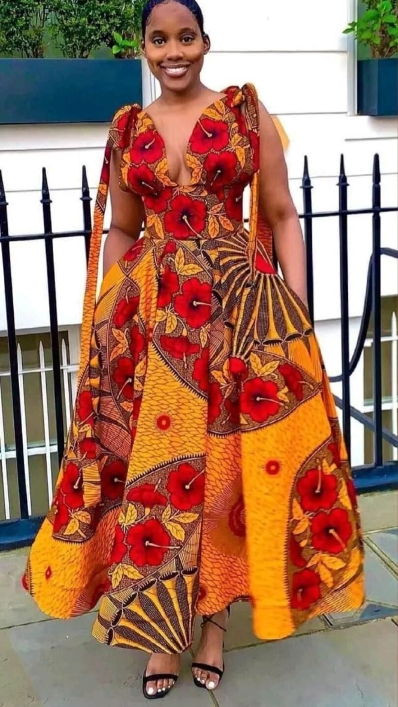 20 African Print Modern Dresses 2024 » YKM Media