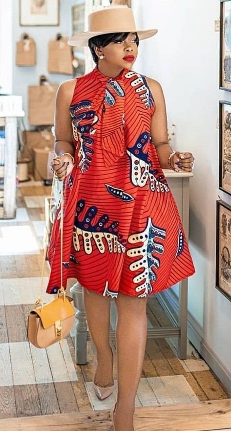 Ankara straight outlet dresses