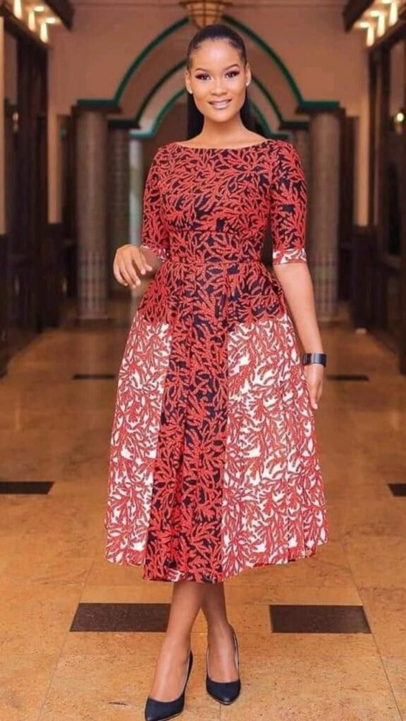 Ankara Straight Dress Inspirations For Ladies