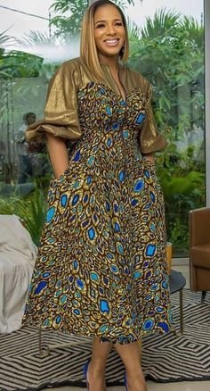 Ankara Straight Dress Inspirations For Ladies