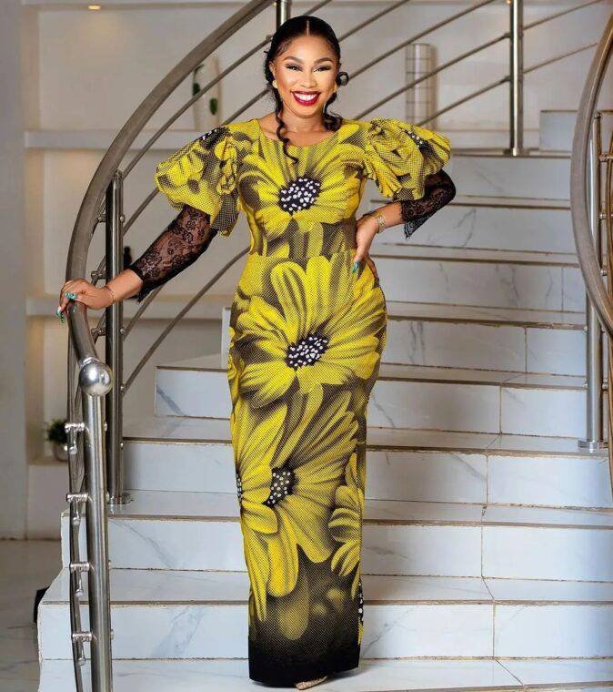 18 Good-Looking Ankara Dress Styles For Church