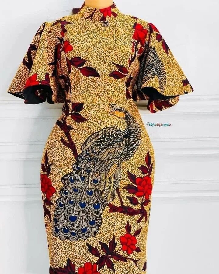 23 Beautiful Ankara dress for ladies