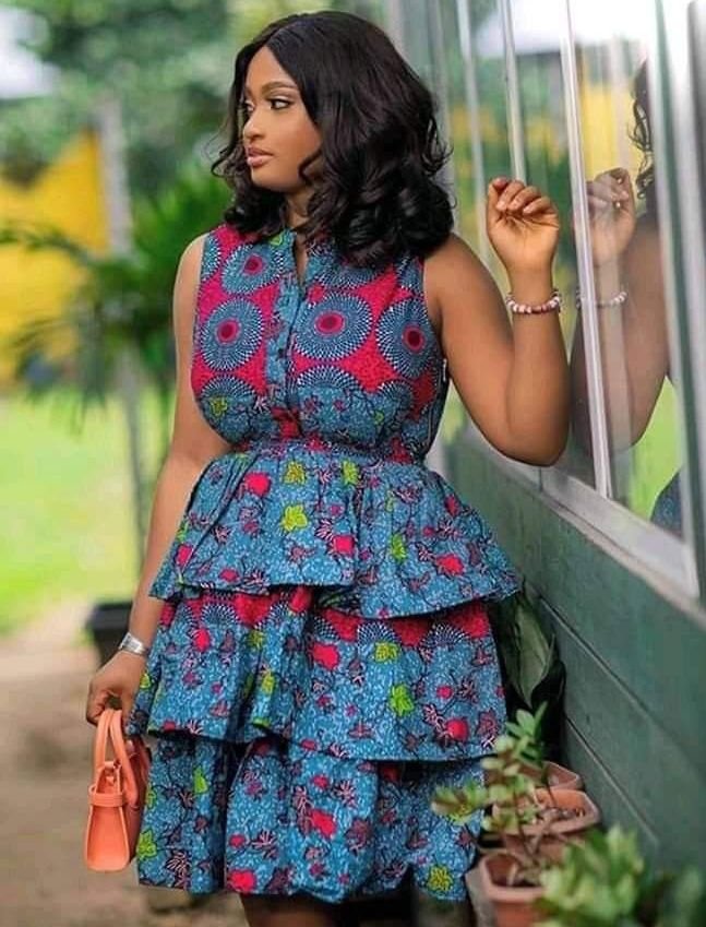 23 Beautiful Ankara dress for ladies