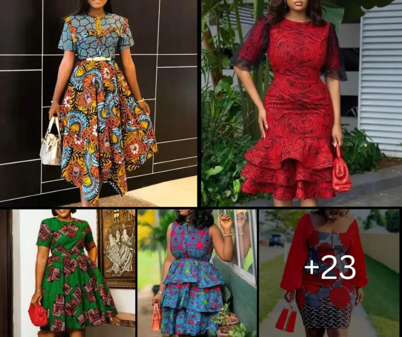 23 Beautiful Ankara dress for ladies