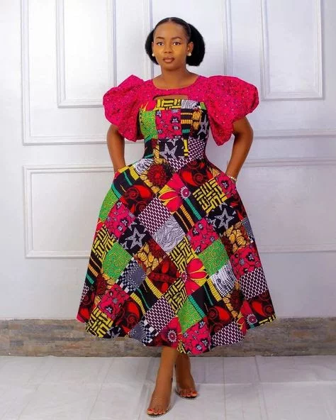 18 Gorgeous African print dresses for ladies