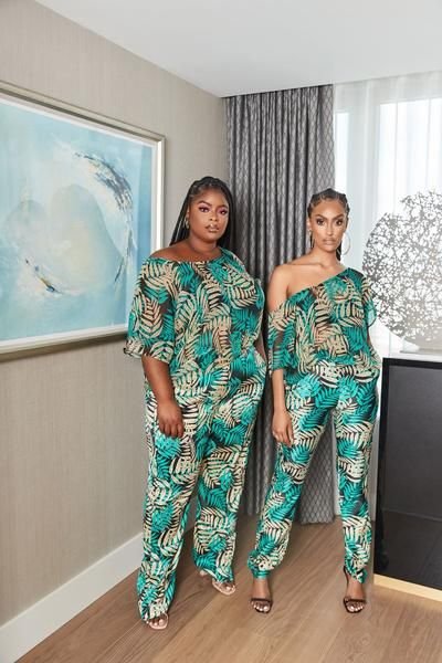 2 Piece Set - Pants and Tops For Ladies