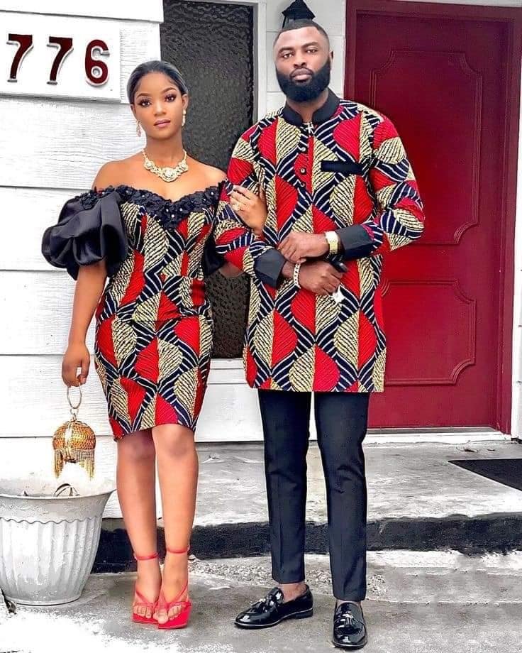 18 PHOTOS African dress styles for couples - African Couple Outfits