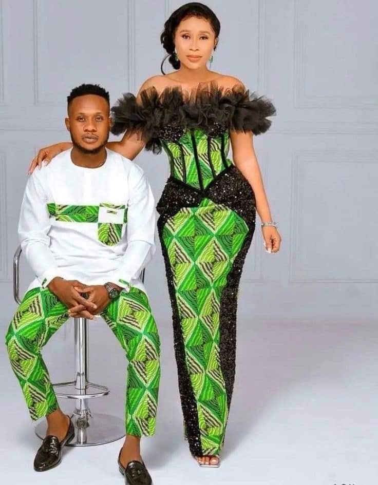 18 PHOTOS: African dress styles for couples - African Couple Outfits ...