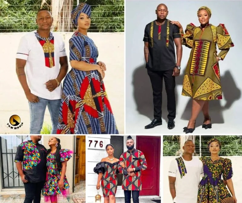 18 PHOTOS African dress styles for couples - African Couple Outfits