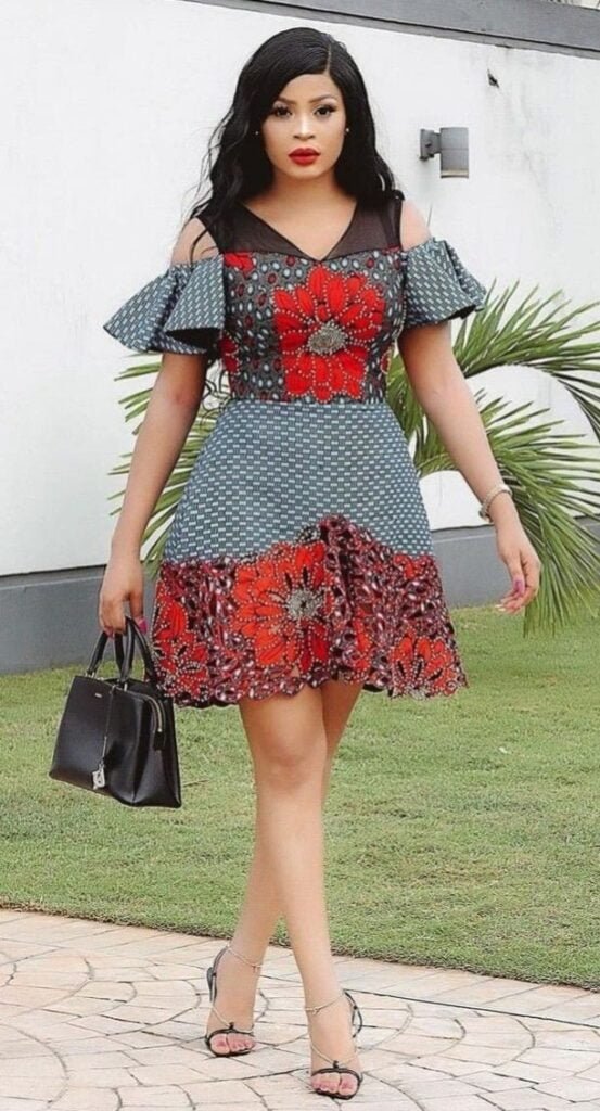 African Short Gown Styles For Ladies 2024