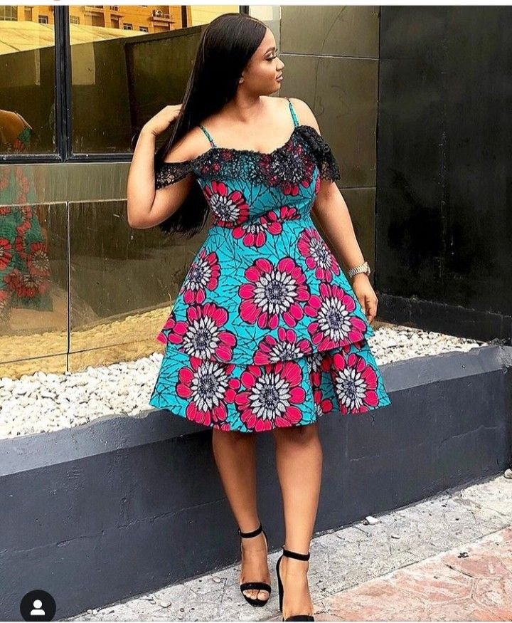 African Short Gown Styles For Ladies - Simple Dresses 2024