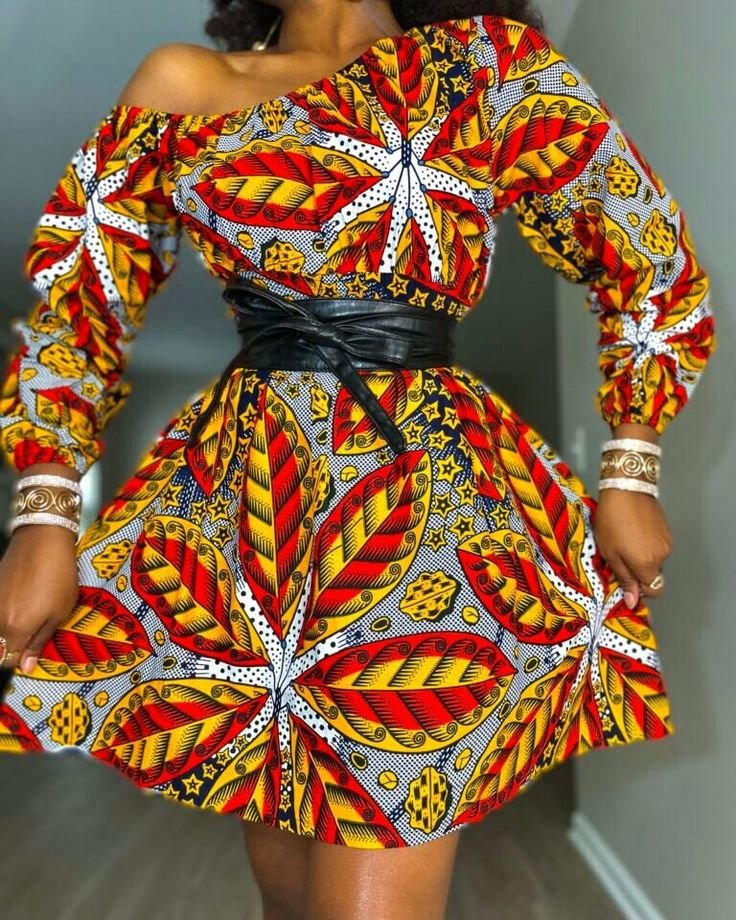 African Short Gown Styles For Ladies - Simple Dresses 2024