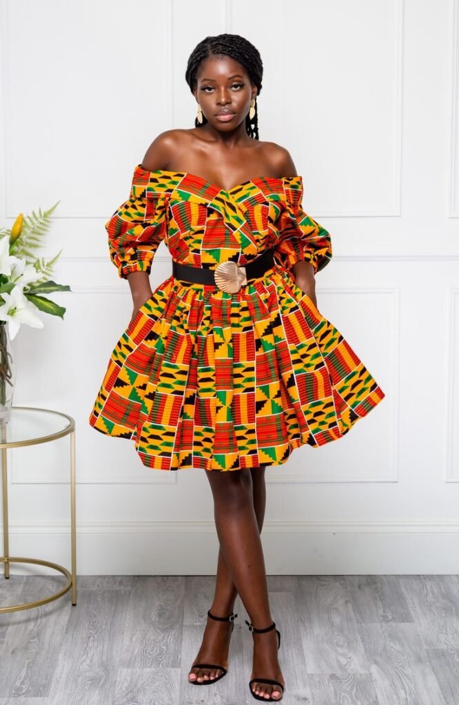 African Short Gown Styles For Ladies 2024
