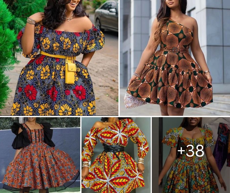 African Short Gown Styles For Ladies - Simple Dresses 2024 Fewfeed