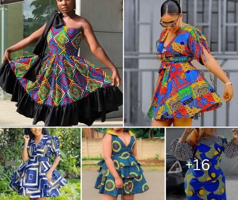 Simple South African Fashion Designs - Short Gown Styles
