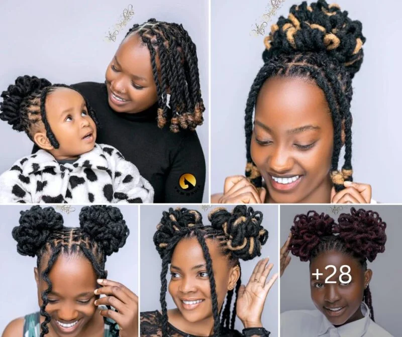 Twist and Loc hairstyles for women