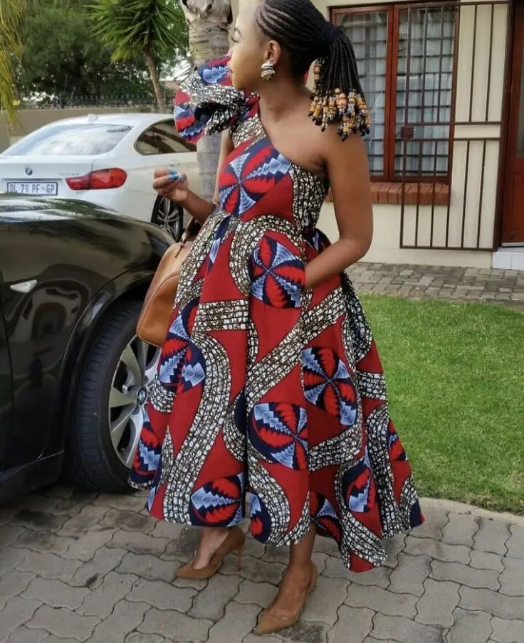 Simple Ankara dress styles for women - Short gown styles - YKM Media