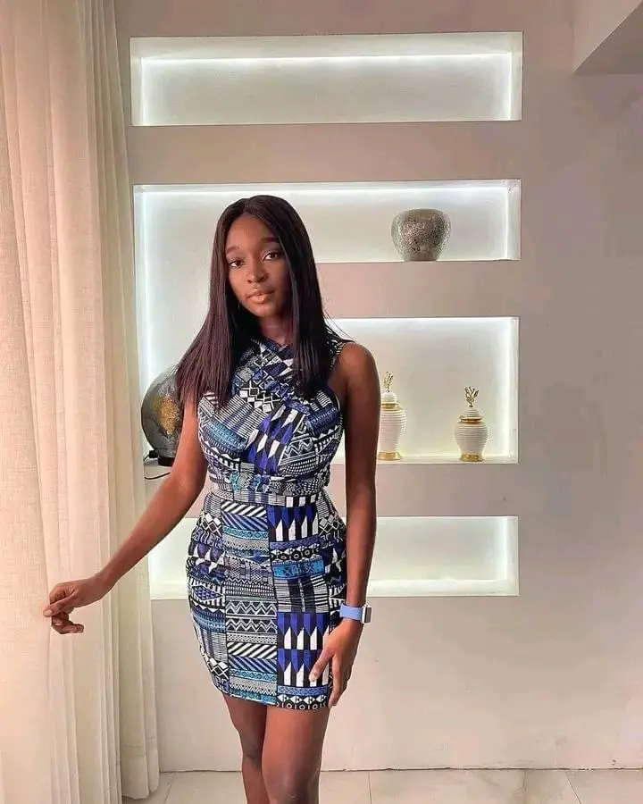 Simple Ankara dress styles for women - Short gown styles