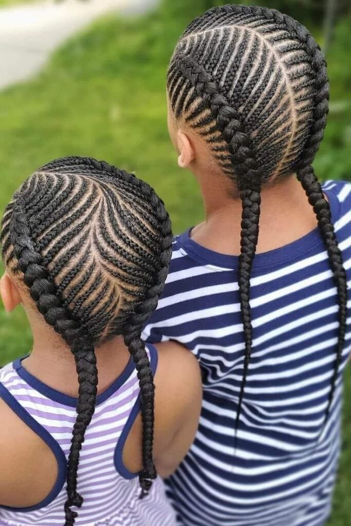 Perfect Hairstyles For Kids - African braids for your daughter