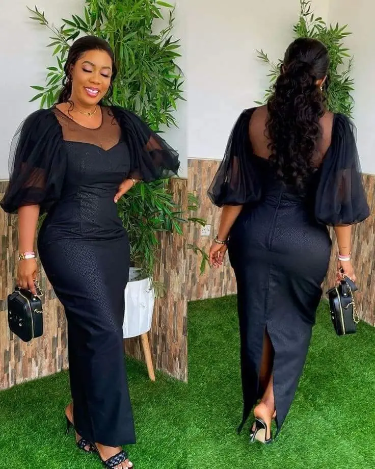 Black Latest African Dress Styles For Funerals