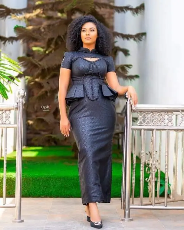 Black Latest African Dress Styles For Funerals