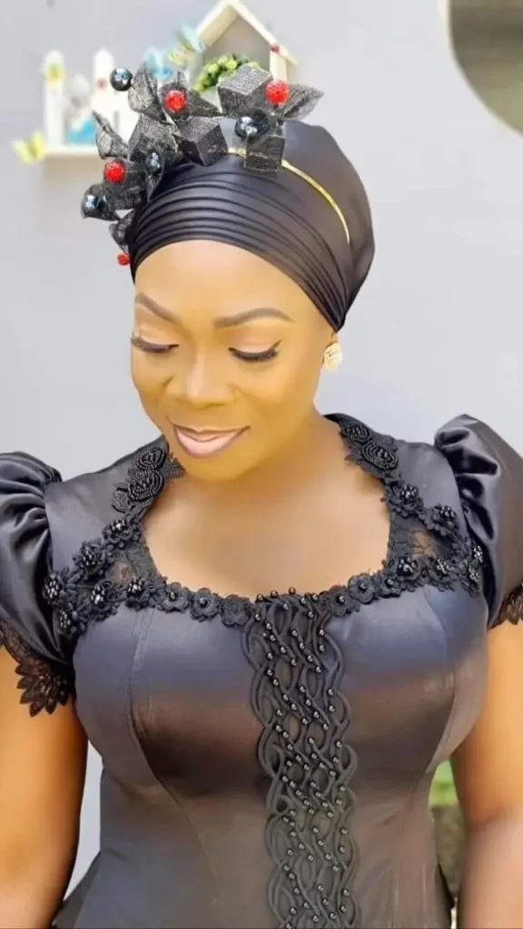 Black Latest African Dress Styles For Funerals