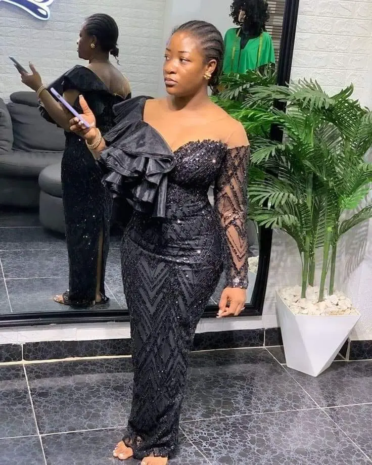 Black Latest African Dress Styles For Funerals