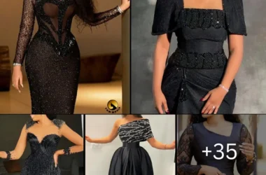 Black Latest African Dress Styles For Funerals