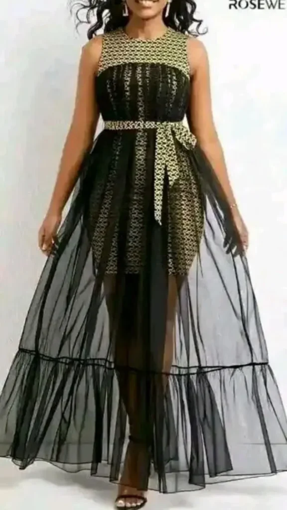 Black Latest African Dress Styles For Funerals