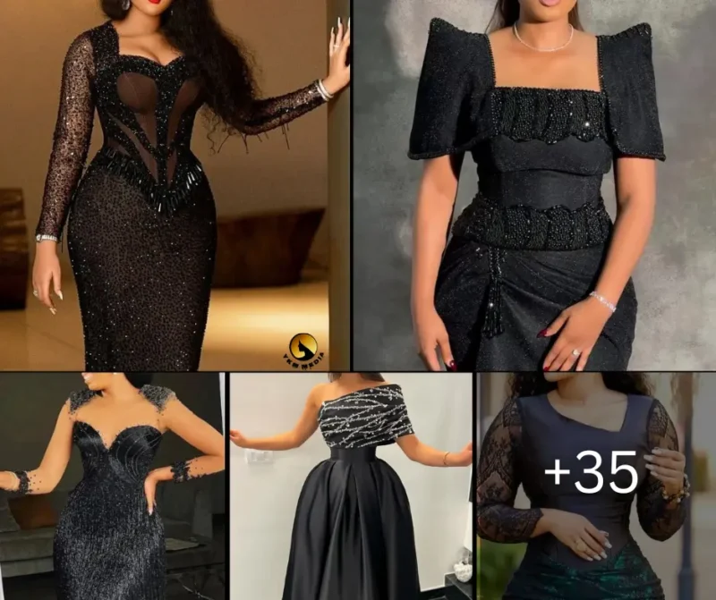 Black Latest African Dress Styles For Funerals