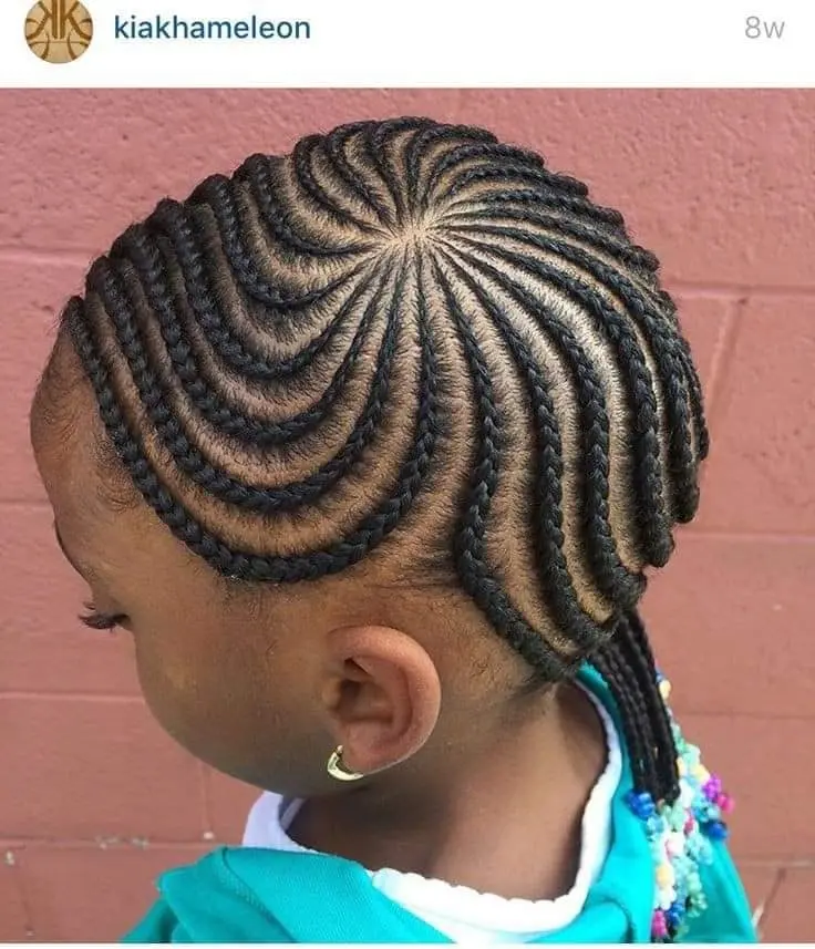 Cute hairstyles for kids - Cornrow hairstyle ideas for kids