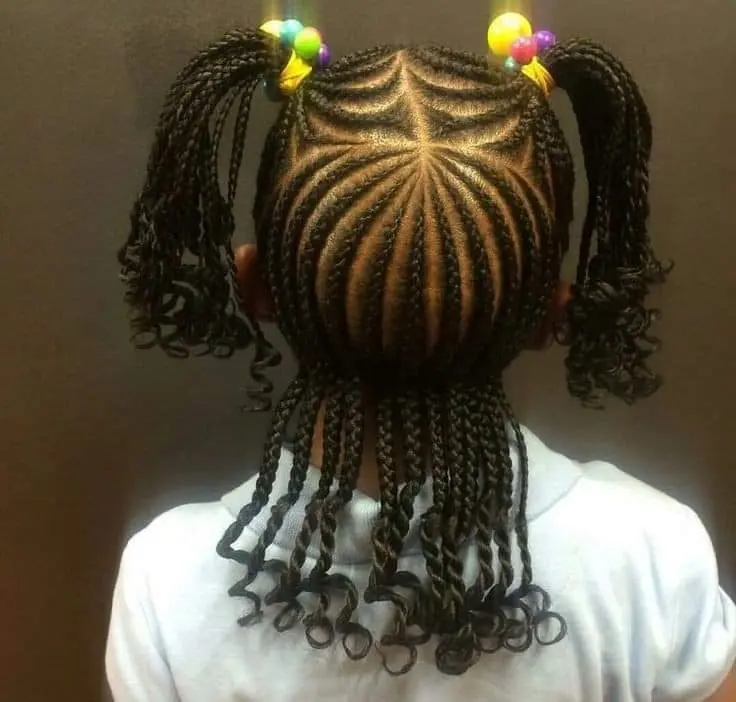 Cute hairstyles for kids - Cornrow hairstyle ideas for kids