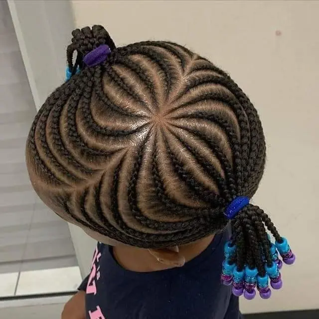 Cute hairstyles for kids - Cornrow hairstyle ideas for kids