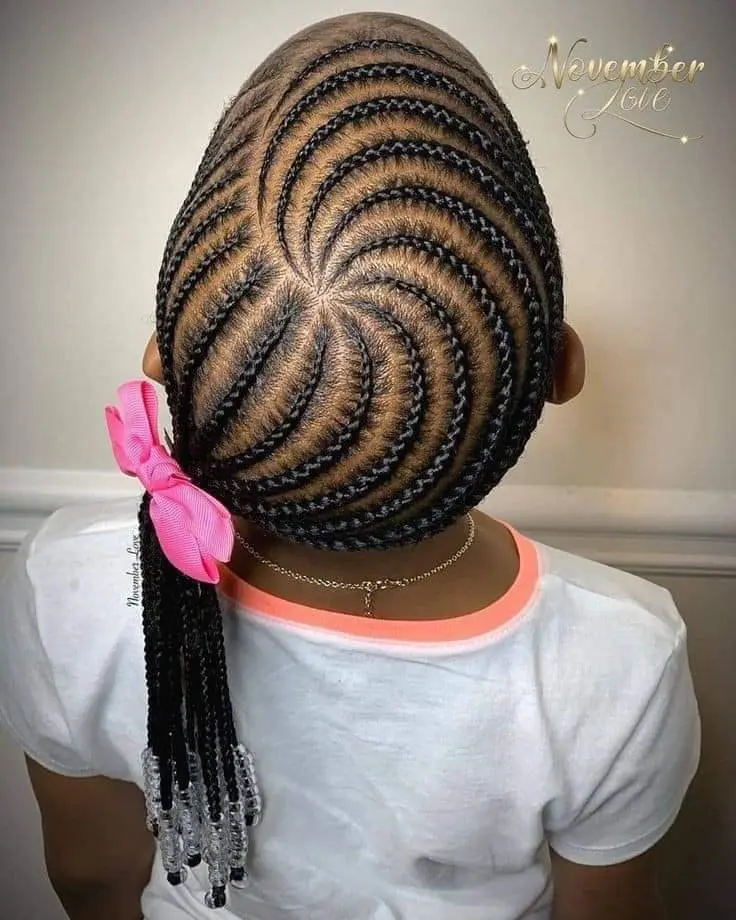 Cute hairstyles for kids - Cornrow hairstyle ideas for kids