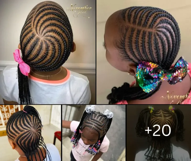 Cute hairstyles for kids - Cornrow hairstyle ideas for kids