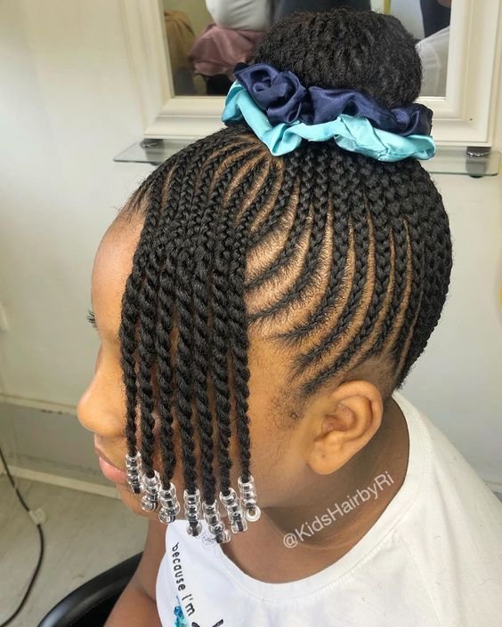 Perfect Hairstyles For Kids - African braids for your daughter