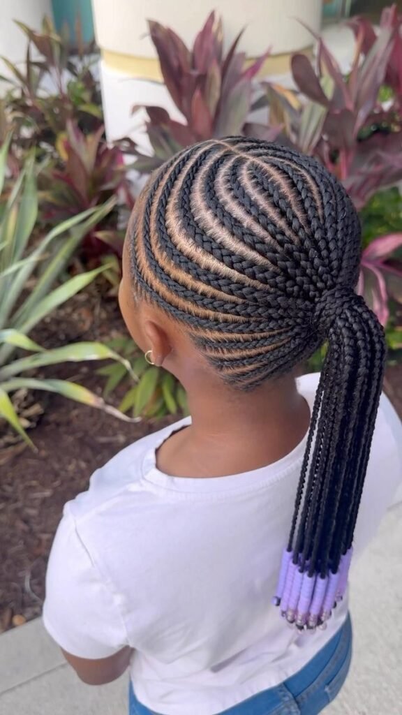 Perfect Hairstyles For Kids - African braids for your daughter