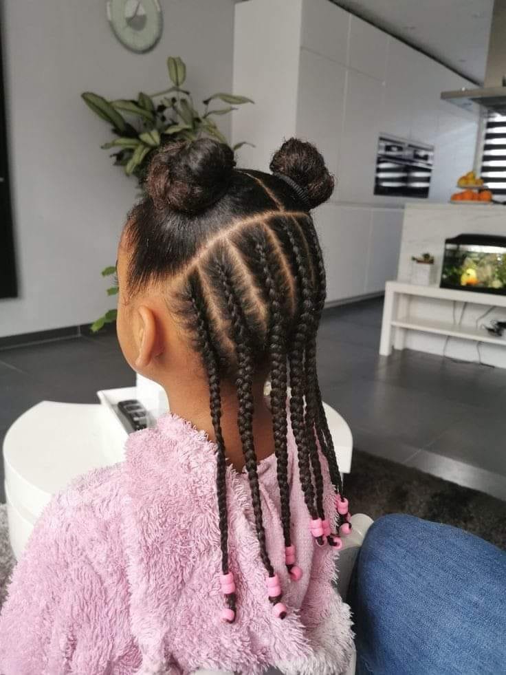 Perfect Hairstyles For Kids - African braids for your daughter