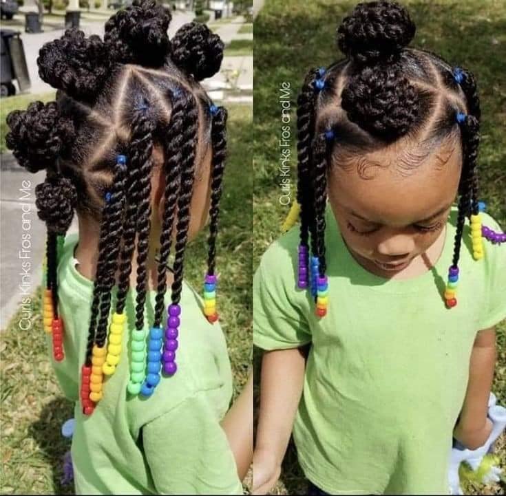 Perfect Hairstyles For Kids - African braids for your daughter