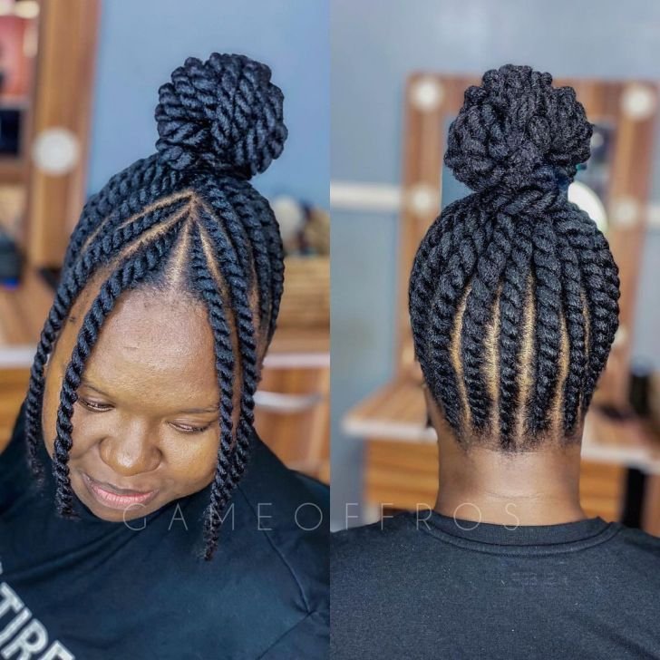 20 PHOTOS Senegalese twists styles + Hot twist hairstyles 