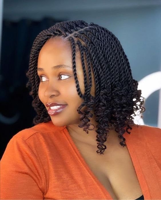 20 PHOTOS Senegalese twists styles + Hot twist hairstyles 