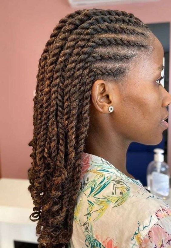 20 PHOTOS Senegalese twists styles + Hot twist hairstyles 