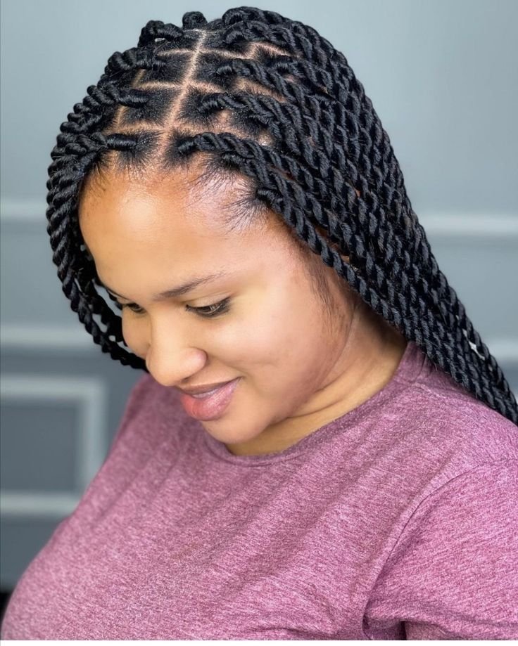 20 PHOTOS Senegalese twists styles + Hot twist hairstyles 