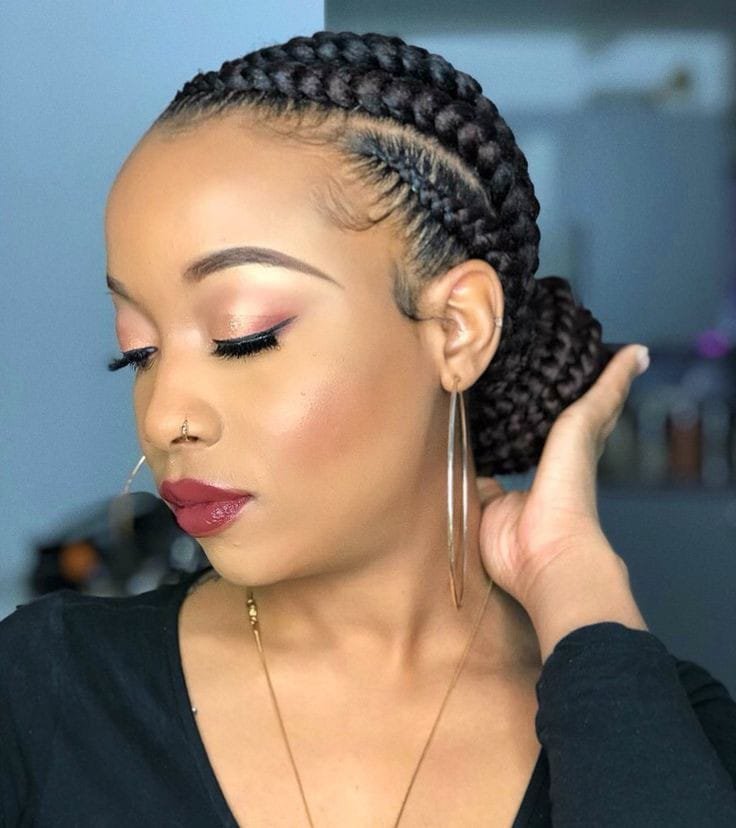 25 PHOTOS Cornrow braid designs - Knotless braids styles