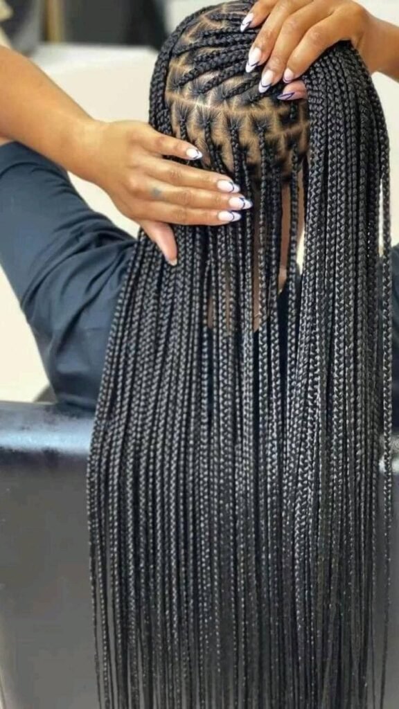 25 PHOTOS Knotless braids styles + Box braids hairstyles 